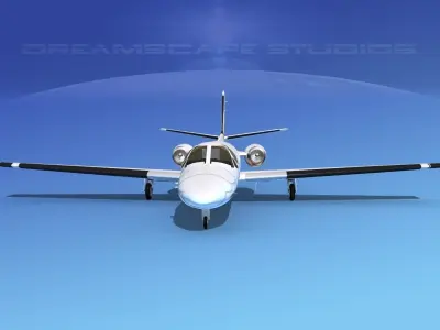 Cessna 500 Citation I V11 3D model