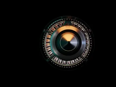 Turbofan engine 3D model from CGTrader