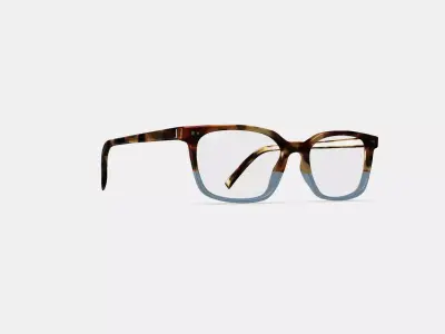 Weathers Eyeglasses in Hudson Blue Fade 3D model