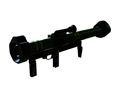 RGW 60mm Grenade Launcher  Replica High Detail 3D Printed Model 3D model