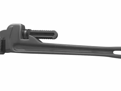 Classic pipe wrench colect 3D model