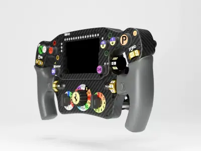 2026 Ferrari F1 Steering Wheel Low-poly 3D model