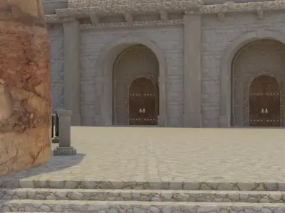 Ancient Canyon City 3D model