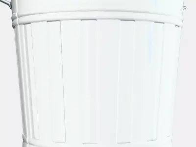 KNODD Bin with lid 2 Low-poly 3D model