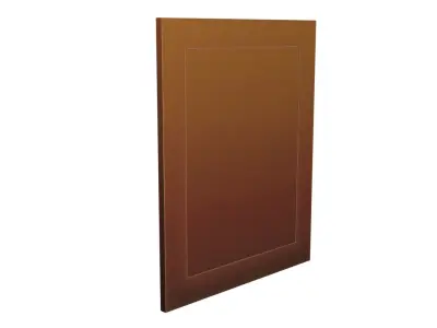 Picture frame metal Low-poly 3D model