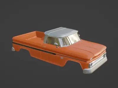 Chevy c10 F 1966 truck  3D print model