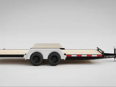 Boat trailer 3D model purchase