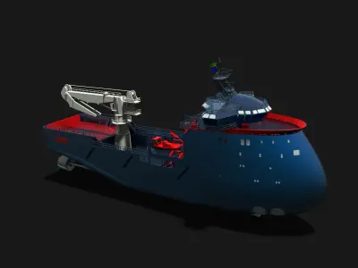 X-BOW SHIP 3D model