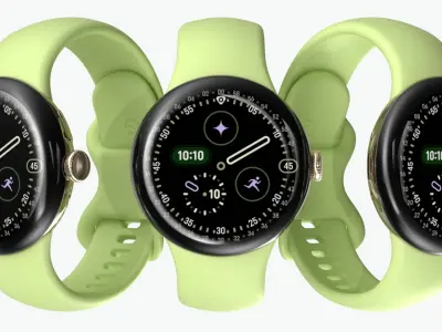 Google Pixel Watch 4 Gold 3D model
