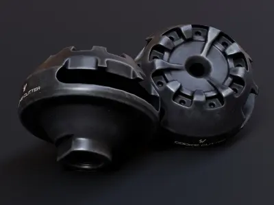 Strike Industries Cookie Cutter Muzzle Brake Low-poly 3D model