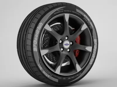 Wheel Volvo S60 5 3D model