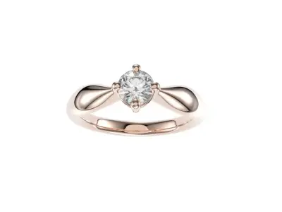Solitaire rings blgar style 3D print model