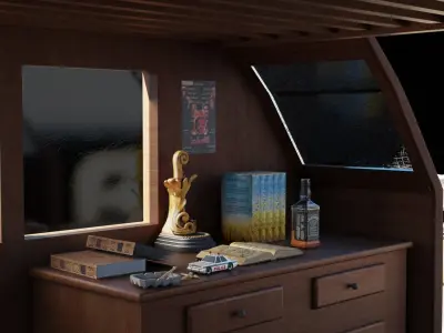 Adventures Boat  3D model