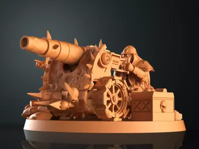 Traitor fieldgun team 3D print model