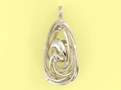 Wavy Necklace 3D print model