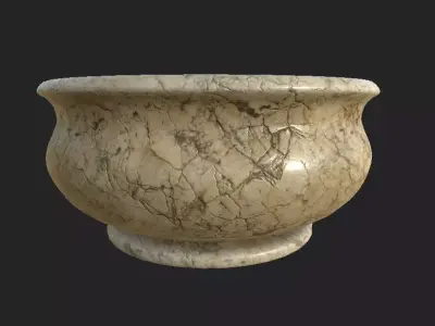 Marble Bowl 3D model