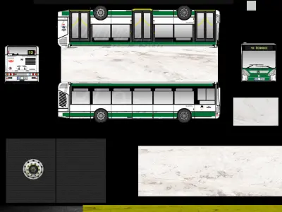Trolley 24TR Free low-poly 3D model