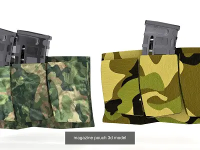 magazine holder set 3D Model Pack