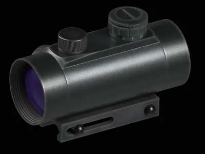 Collimator scope Tasco ProPoint 1x42 Low-poly 3D model