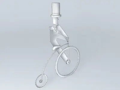 Bicycle man Free 3D model
