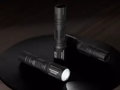 Flashlight   Tactical Game Ready 4K PBR Low-poly 3D model