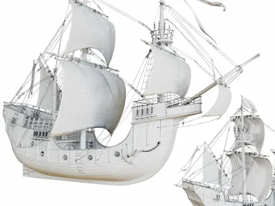 Ship Santa Maria 3D model