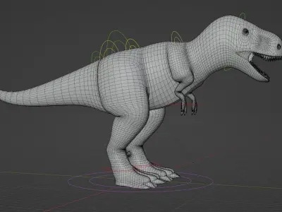 tyrannosaurus rex dinosaur 3d model  3D model