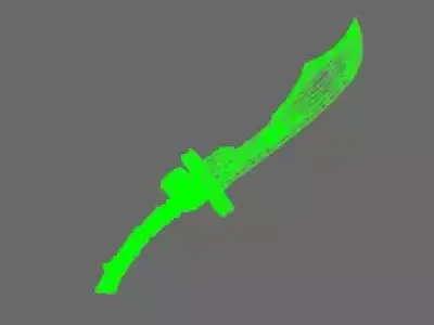 Space Mongols Guan Dao Energy Sword RIGHT 3D print model