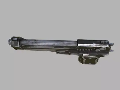 Stylish gun  3D model