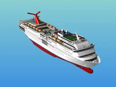 CARNIVAL SENSATION cruise ship 3d printable model 3D print model