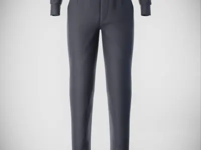 Police Unifrom Low-poly 3D model