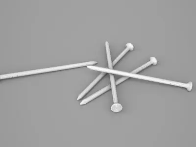 Game Ready Nails group of Free low-poly 3D model