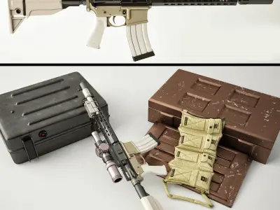 BCM Machine Gun 3D model