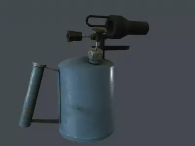 Blowlamp fire extinguisher Free 3D model