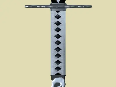 Game Ready Sword 3D Model-Low poly Low-poly 3D model
