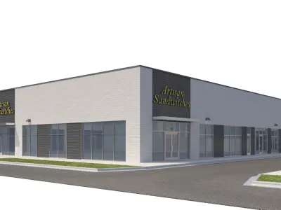 Retail-148 Retail Store 3D model