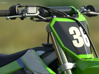 Motocross Bike Generic 3D model