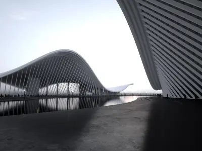 concept building 7 3D model