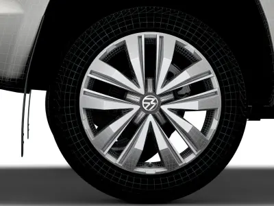Volkswagen Amarok 2020 wheel 3D model