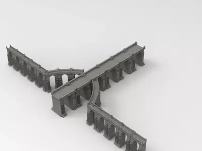 Arch Magician Bridges 3 3 3D model