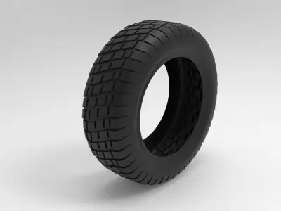 Simple tyre 3d model 3D model