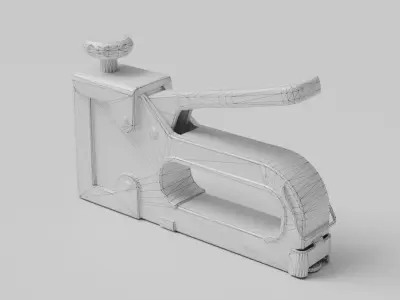 Brandless Staple Gun Low-poly 3D model