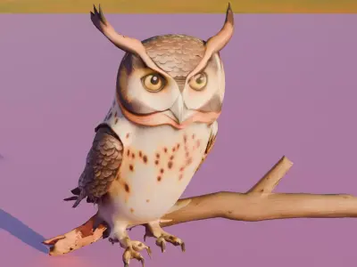 Buho 3D 3D model