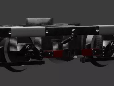Metro cart from 81-717 nomernoi 3D model