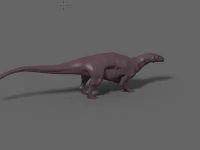 dinosaur animated Low-poly 3D model