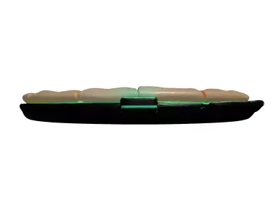 Futuristic Cyber Pizza Model 3D model