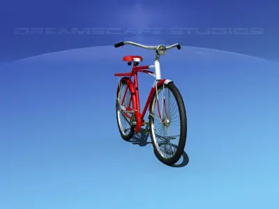 1955 Mens Bicycle  3D model