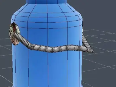 Milk can 3D model