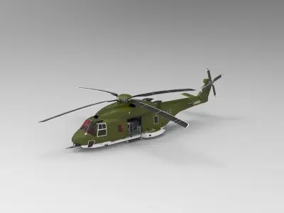 NHIndustries NH90 3D model by Hafcoy