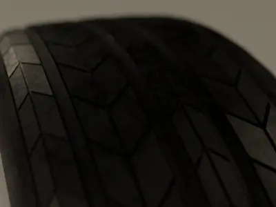 Car wheel  Free 3D model